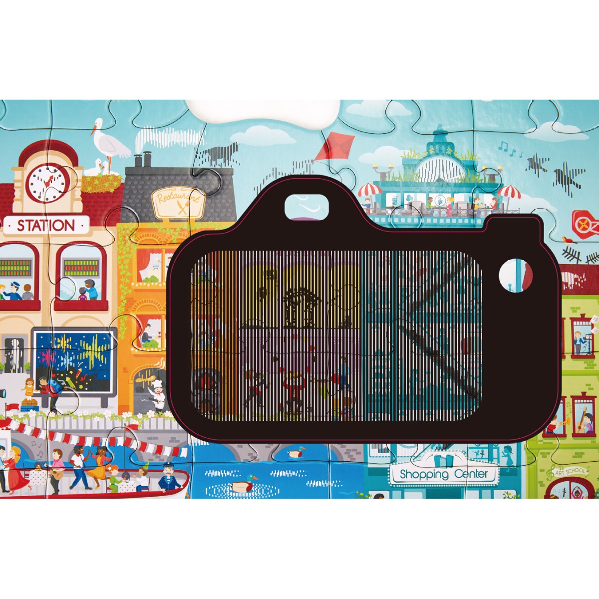 Puzzle Animated City Hape – HapeArgentina
