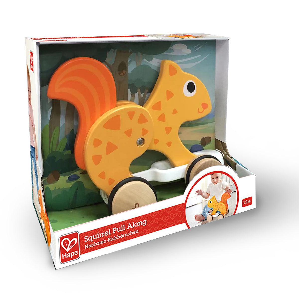 Juguete de Arrastre Ardilla Hape – HapeArgentina - Main Image