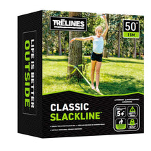 Cargar imagen en el visor de la galería, Cinta de Equilibrio Slackline Clásica 15 m Treline Hape
