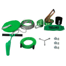 Cargar imagen en el visor de la galería, Tirolesa 30 m con Sistema de Freno Quickset Treline Hape