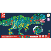 Cargar imagen en el visor de la galería, Puzzle de Piso Brillante de Dinosaurios 200 Pzs Hape