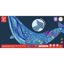 Cargar imagen en el visor de la galería, Puzzle de Piso Brillante de Ballena 200 Pzs Hape