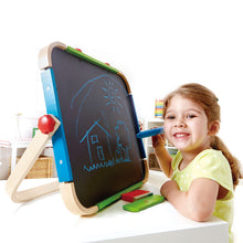 Cargar imagen en el visor de la galería, Pizarra Portátil de DIbujo para Chicos Hape Pizarrón de Juguete