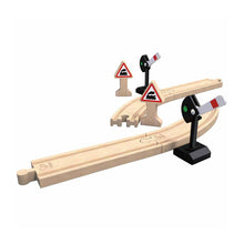 Cargar imagen en el visor de la galería, Señales y Vías para Trenes Hape Juguete Encastrable