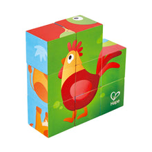 Cargar imagen en el visor de la galería, Bloques de Animales de Granja Hape Rompecabezas