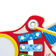 Cargar imagen en el visor de la galería, Guitarra 6 en 1 Hape Instrumento Musical de Juguete