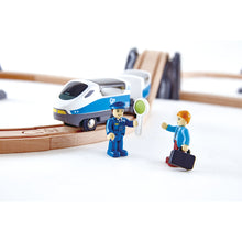 Cargar imagen en el visor de la galería, Set de Pista de Trenes en Forma de 8 Hape Vías de Juguete