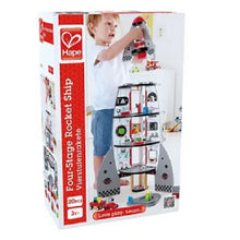 Cargar imagen en el visor de la galería, Cohete Espacial de 4 Pisos de Juguete Hape
