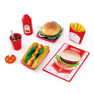 Set de Comida de Juguete Fast Food Hape